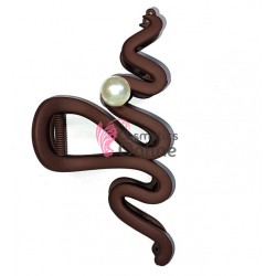 Clama pentru prins parul tip cleste CLM014JJ cu perla alba